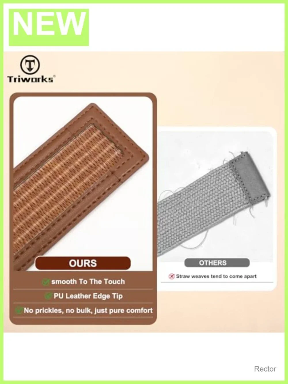 Women's Woven Straw Belt Wide Waist Boho Braided PU Leather No-Hole Adjustable